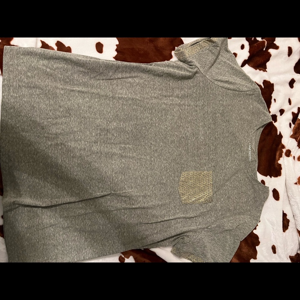 Grey gold T-shirt